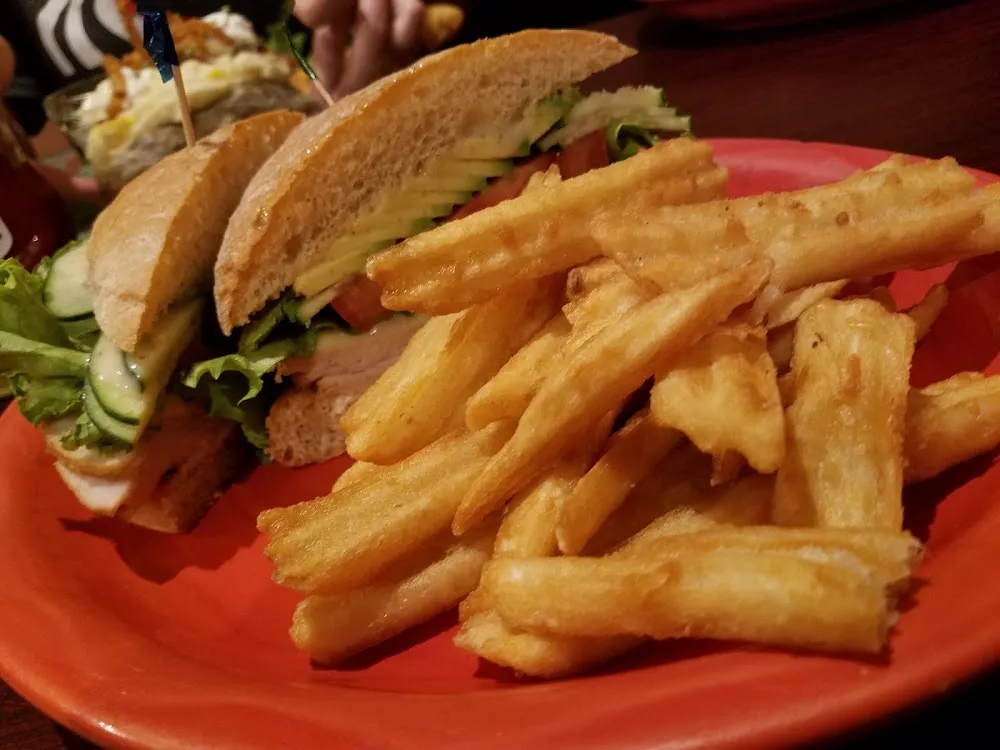 Avocado Turkey Cream Cheese Sandwich