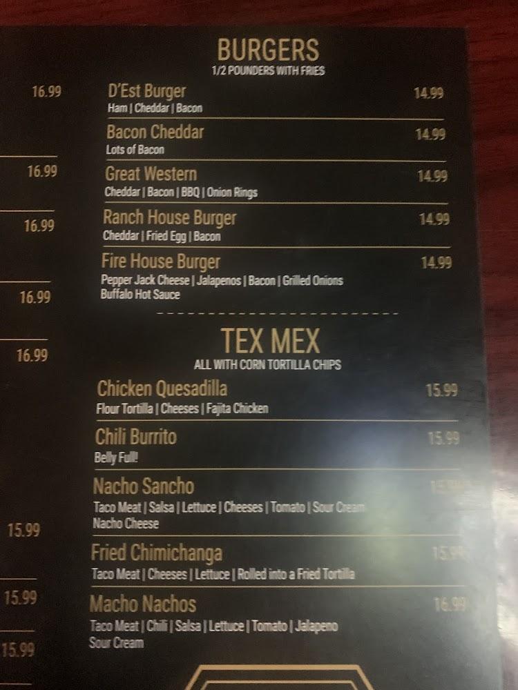 Uptown Cafe & Club D'Est Menu image 4